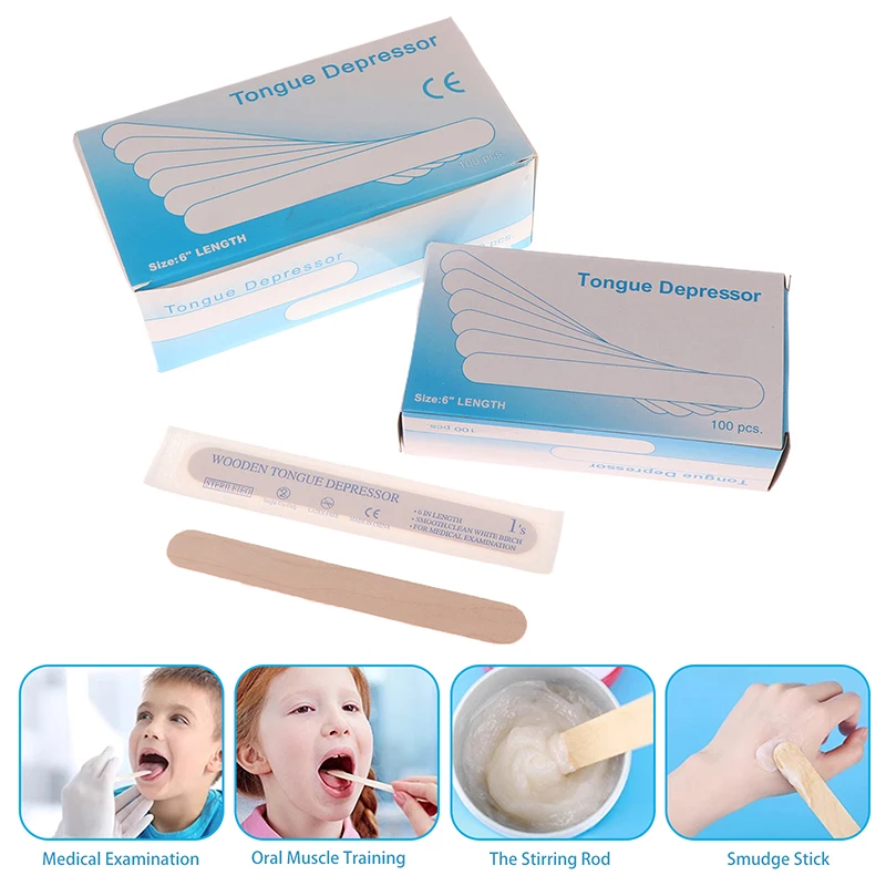 1/10/100Pcs Disposable Wooden Tongue Depressor Tongue Muscle Training Depilation Spatula Wax Sticks Waxing Spatula Beauty Tool
1/10/100Pcs Disposable Wooden Tongue Depressor Tongue Muscle Training Depilation Spatula Wax Sticks Waxing Spatula Beauty Tool