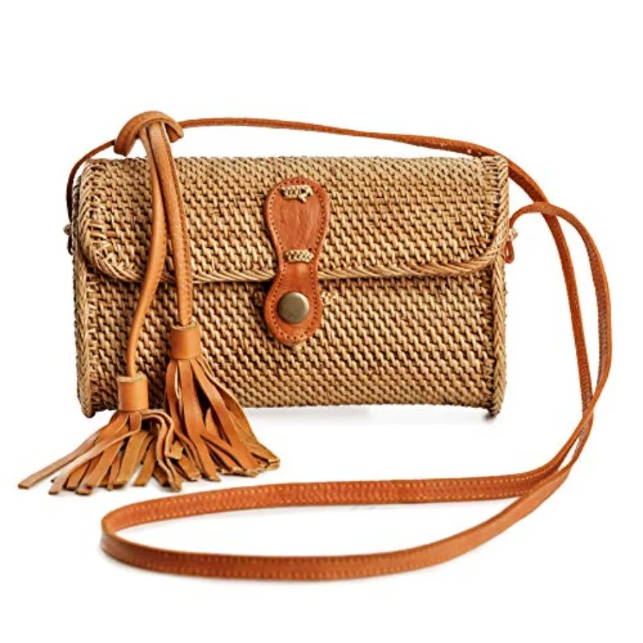 Rattan Bags for Women - Handmade Wicker Woven Purse Handbag Circle Boho Bag Bali … Handmade, Woven, Bag
Rattan Bags for Women - Handmade Wicker Woven Purse Handbag Circle Boho Bag Bali … Handmade, Woven, Bag
