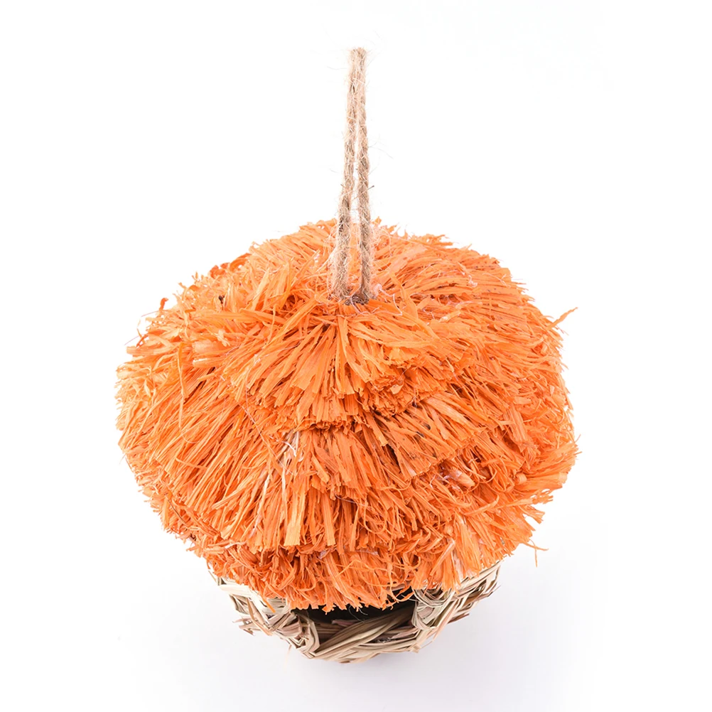 Woven Bird Straw House Handwoven Bird Nest Handmade for Parakeets Small Pets Safe Home Fits Budgerigar
Woven Bird Straw House Handwoven Bird Nest Handmade for Parakeets Small Pets Safe Home Fits Budgerigar