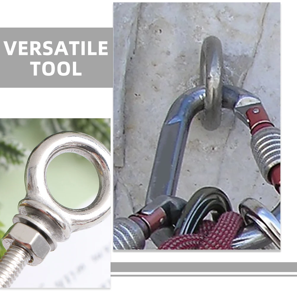 Ушко из нержавеющей стали, сверхмощное подъемное кольцо, винты с резьбой, длинная фурнитура для подъемника, подвесная мебель, металлические винты
Ушко из нержавеющей стали, сверхмощное подъемное кольцо, винты с резьбой, длинная фурнитура для подъемника, подвесная мебель, металлические винты