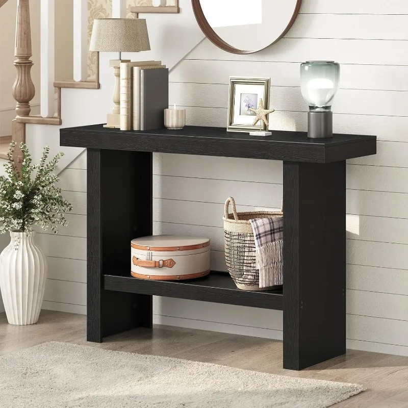 Table, 39.4'' Black Entryway Table for Hallway, Narrow Sofa Table Behind The Couch, Modern Foyer Tables for Entrance, Li
Table, 39.4'' Black Entryway Table for Hallway, Narrow Sofa Table Behind The Couch, Modern Foyer Tables for Entrance, Li