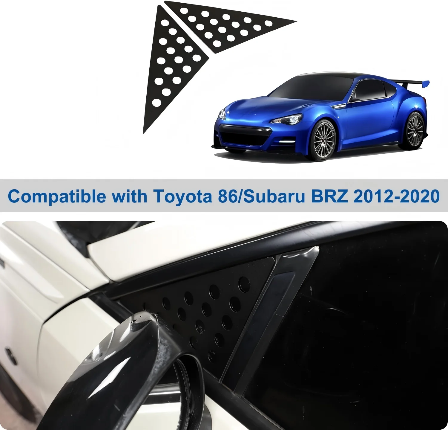 Aluminum Alloy Car Front Window Triangle Side Glass Trim Protective Panel Cover Plate For Subaru BRZ Toyota GR GT 86 2012-2020
Aluminum Alloy Car Front Window Triangle Side Glass Trim Protective Panel Cover Plate For Subaru BRZ Toyota GR GT 86 2012-2020