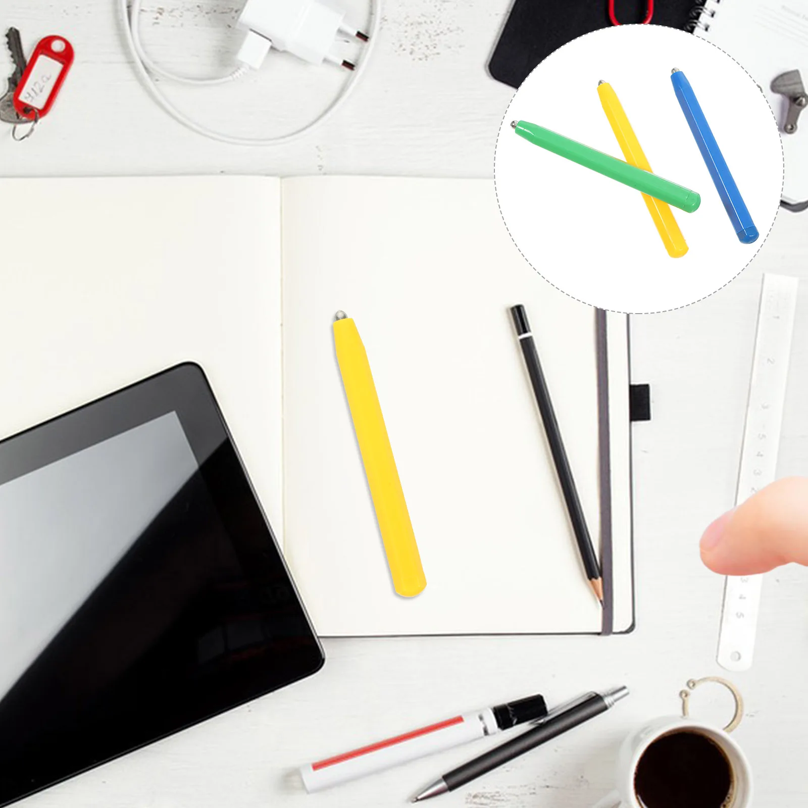 6 Pcs Writing Board Magnetic Drawing Pen Pens Replacement Plastic Magnets for Whiteboard
6 Pcs Writing Board Magnetic Drawing Pen Pens Replacement Plastic Magnets for Whiteboard