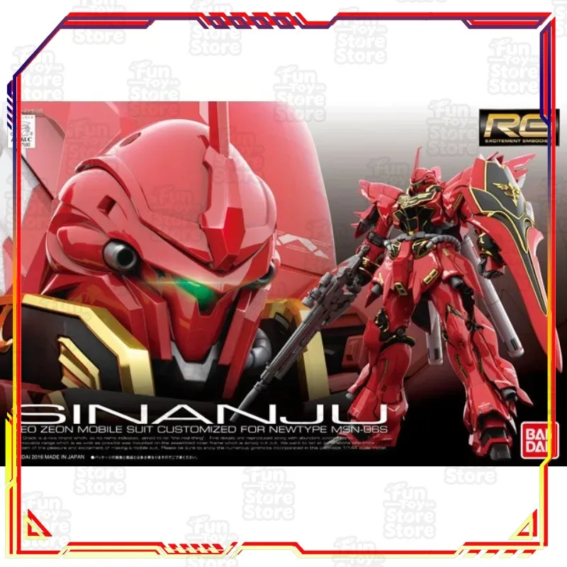 Конструктор Bandai Gundam RG 1/144 MSN-06S Sinanju: Официальная модель мобильного костюма, пластиковый сборный набор, коллекционная фигурка-игрушка для взрослых
Конструктор Bandai Gundam RG 1/144 MSN-06S Sinanju: Официальная модель мобильного костюма, пластиковый сборный набор, коллекционная фигурка-игрушка для взрослых