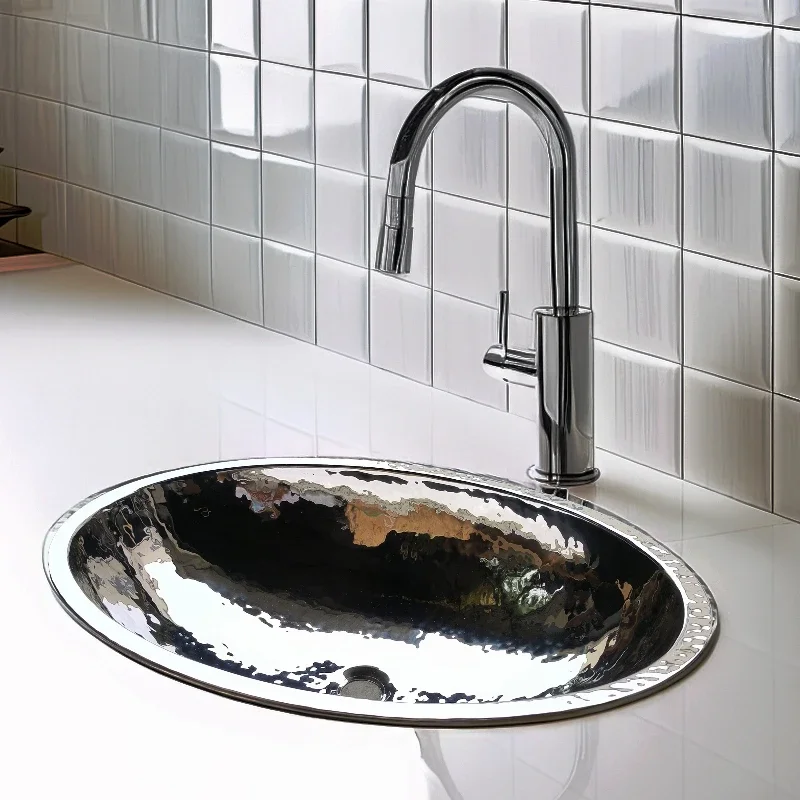 Copper stainless steel retro under-counter basin wash basin Oval wash basin Household wash Copper art
Copper stainless steel retro under-counter basin wash basin Oval wash basin Household wash Copper art