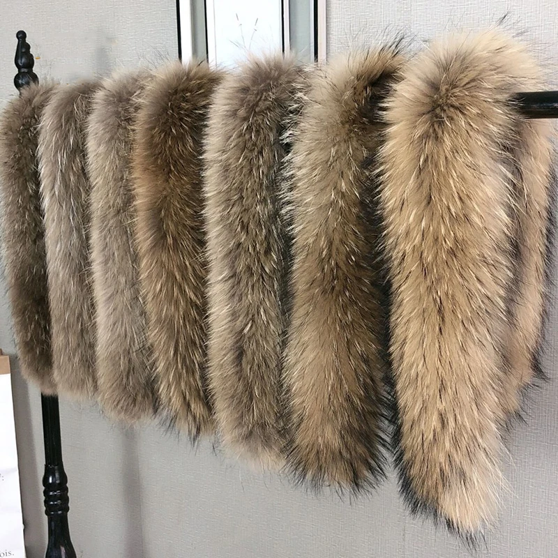 Real Fur Collar Fur Trim Ladies Parkas Coats Luxury Warm Raccoon Men Scarf Woman Large Fur Shawl Womens Scarves Male Jacket Coar
Real Fur Collar Fur Trim Ladies Parkas Coats Luxury Warm Raccoon Men Scarf Woman Large Fur Shawl Womens Scarves Male Jacket Coar