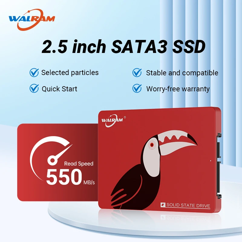Walram 2.5 SATA3 SSD 1 ТБ 512 ГБ 120 ГБ 256 ГБ SSD 128 ГБ 240 ГБ 480 ГБ Жесткий диск Ноутбук ПК Настольный твердотельный накопитель 1 ТБ 512 ГБ HDD
Walram 2.5 SATA3 SSD 1 ТБ 512 ГБ 120 ГБ 256 ГБ SSD 128 ГБ 240 ГБ 480 ГБ Жесткий диск Ноутбук ПК Настольный твердотельный накопитель 1 ТБ 512 ГБ HDD