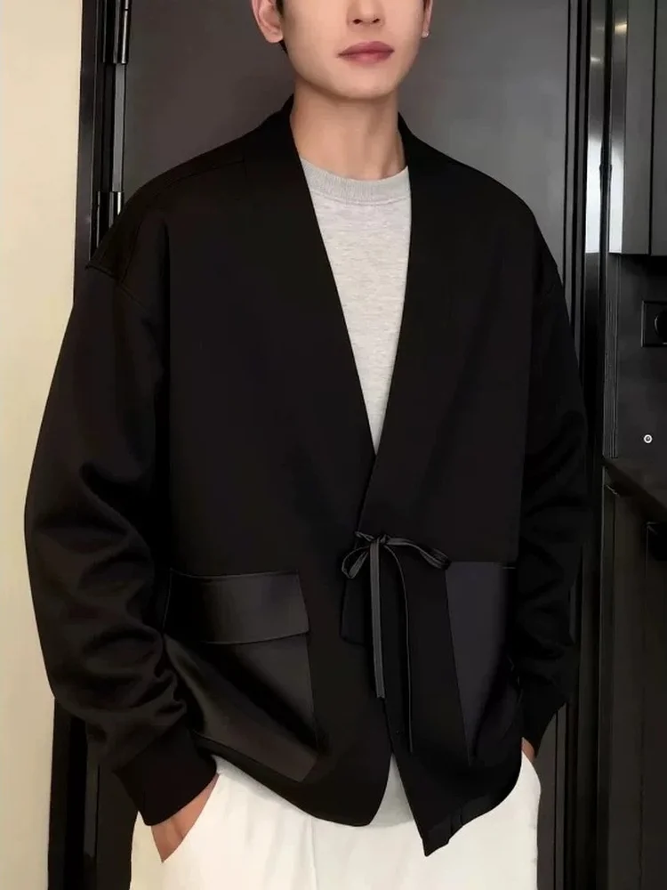 Faionable Bla V-Ne Knitted Open Cardigan Men's Sli Versatile Sweater Jaet Spring New Arrival Casual Sle Busines...
Faionable Bla V-Ne Knitted Open Cardigan Men's Sli Versatile Sweater Jaet Spring New Arrival Casual Sle Busines...