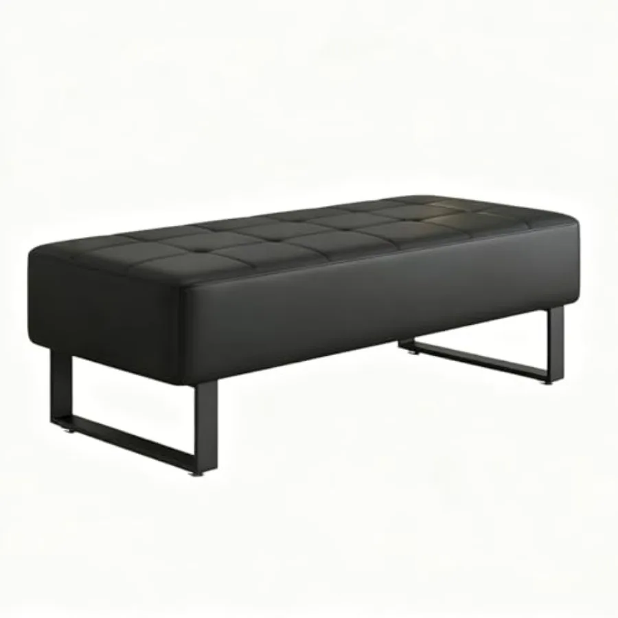 Waiting Room Bench, Office Guest Chair Furniture, Faux Leather Upholstered Bench for Airport Clinic Hospital Salon Conference R
Waiting Room Bench, Office Guest Chair Furniture, Faux Leather Upholstered Bench for Airport Clinic Hospital Salon Conference R