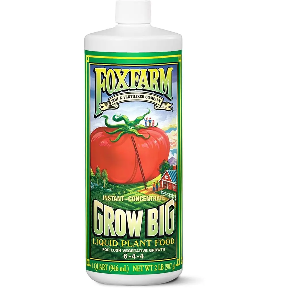 Grow Big Liquid Plant ood - Bloom ertilizer or lowers, ruits, and Vegetables, Perect or Indoor & Outdoor Potted Plants, NPK 6-4-
Grow Big Liquid Plant ood - Bloom ertilizer or lowers, ruits, and Vegetables, Perect or Indoor & Outdoor Potted Plants, NPK 6-4-