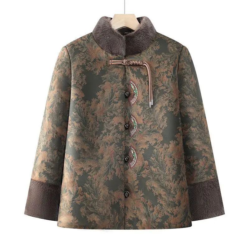 2022 плотное зимнее пальто бабушки для женщин среднего и пожилого возраста, дизайнерская фланелевая зимняя одежда с мягкой подкладкой для мам и пожилых людей
2022 плотное зимнее пальто бабушки для женщин среднего и пожилого возраста, дизайнерская фланелевая зимняя одежда с мягкой подкладкой для мам и пожилых людей