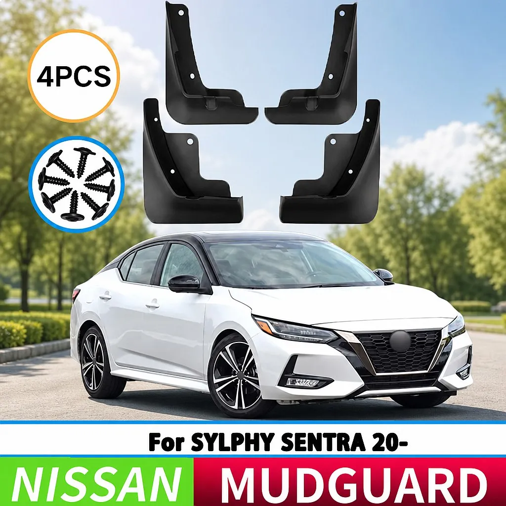 For Nissan Sylphy Sentra 2020-2025 Mudguards Splash Guards Front Rear Car Accessories
For Nissan Sylphy Sentra 2020-2025 Mudguards Splash Guards Front Rear Car Accessories