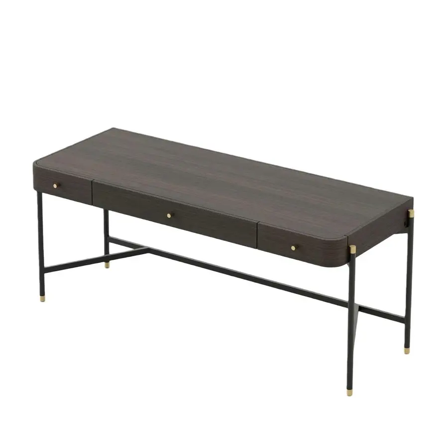 #Contemporary Style Beauty Shop Stainless Steel Dressing Table with Drawers Smoked Oak Veneer Wood Vanity Desk for Nail Salon
#Contemporary Style Beauty Shop Stainless Steel Dressing Table with Drawers Smoked Oak Veneer Wood Vanity Desk for Nail Salon