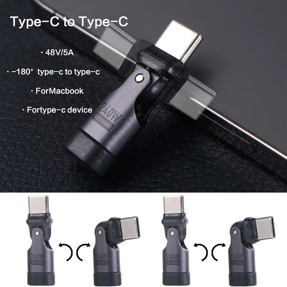 Fast Data Transfer USB Type C Adapter USB-C To USB-C Flexible USBC Charging Converter 240W 180 Degree USB-A Female Adapter
Fast Data Transfer USB Type C Adapter USB-C To USB-C Flexible USBC Charging Converter 240W 180 Degree USB-A Female Adapter