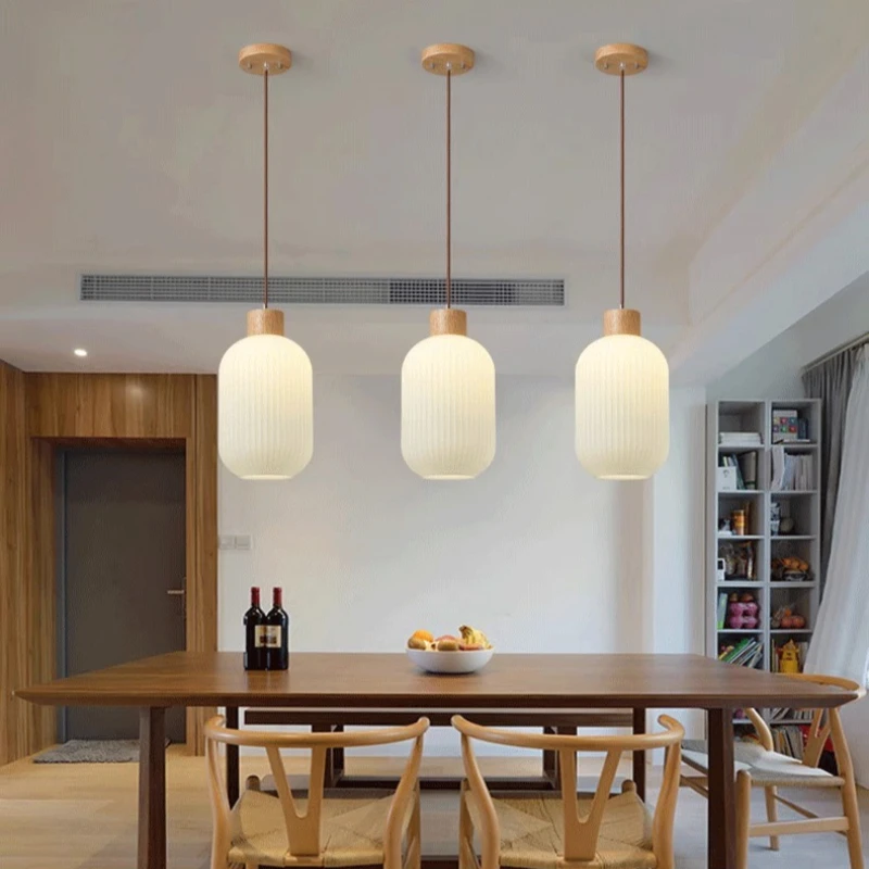 Japanese Style Wooden Restaurant Pendant Lamp Nordic Minimalist Cream Homestay Bar Counter Bedroom Headboard Glass Pendant Light
Japanese Style Wooden Restaurant Pendant Lamp Nordic Minimalist Cream Homestay Bar Counter Bedroom Headboard Glass Pendant Light