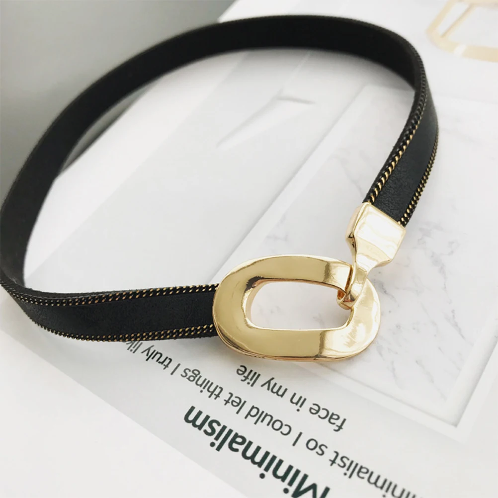 Choker Necklace for Women Chain Strap Fashion Woman Necklaces Short Black Collar Miss
Choker Necklace for Women Chain Strap Fashion Woman Necklaces Short Black Collar Miss