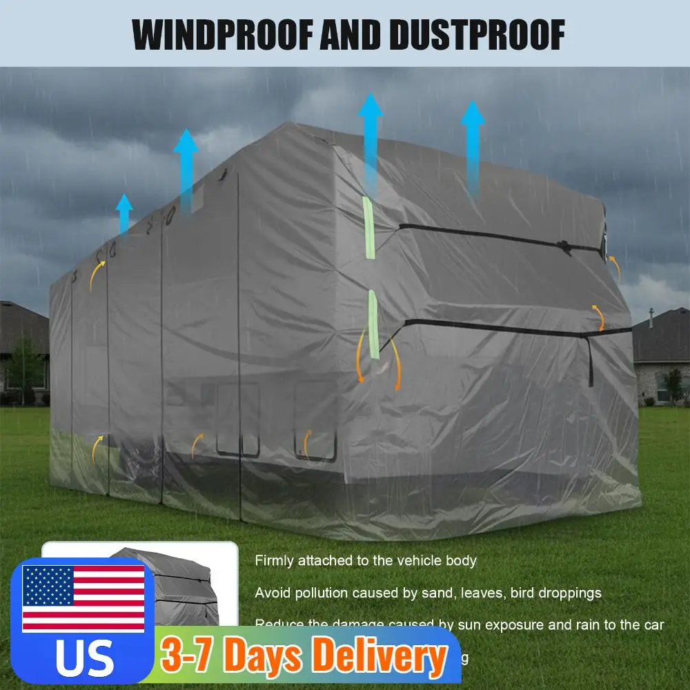 Чехол для автодома/кемпера из ткани Оксфорд 420D, защита от снега и дождя, рипстоп, для зимы
Чехол для автодома/кемпера из ткани Оксфорд 420D, защита от снега и дождя, рипстоп, для зимы