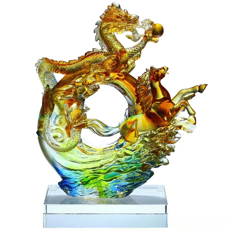 Glazed Crafts Longma Spirit Ornament Chinese Living Room Decoration Company Opened
Glazed Crafts Longma Spirit Ornament Chinese Living Room Decoration Company Opened