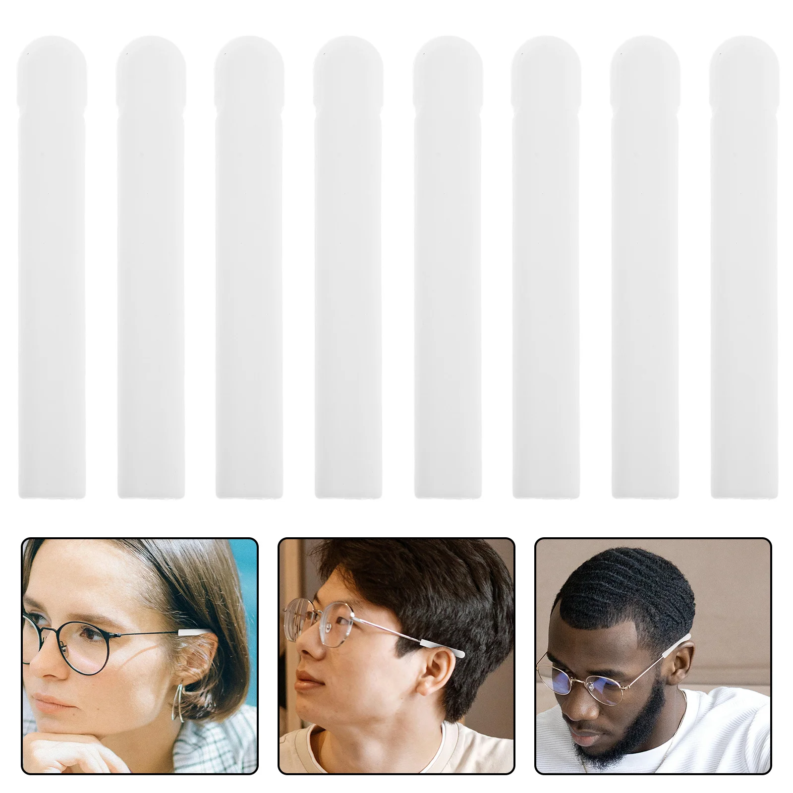 10Pairs Eyeglass Temple Sleeves Silicone Glasses Ear Grips Anti Slip Temple Tips Covers Eyeglass End Pads for Sports Outdoors
10Pairs Eyeglass Temple Sleeves Silicone Glasses Ear Grips Anti Slip Temple Tips Covers Eyeglass End Pads for Sports Outdoors