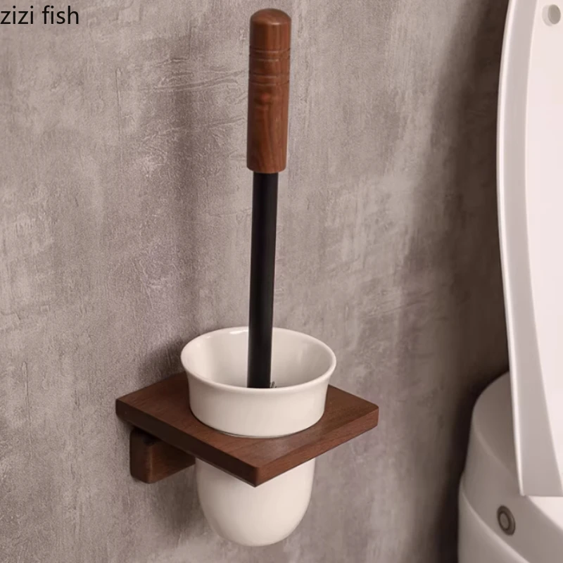 Bathroom Wood Toilet Brushes Ceramic Base Toilet Brush Holders Wall-mounted Brushes No-punch Wall-mounted Cleaning Brush Set
Bathroom Wood Toilet Brushes Ceramic Base Toilet Brush Holders Wall-mounted Brushes No-punch Wall-mounted Cleaning Brush Set