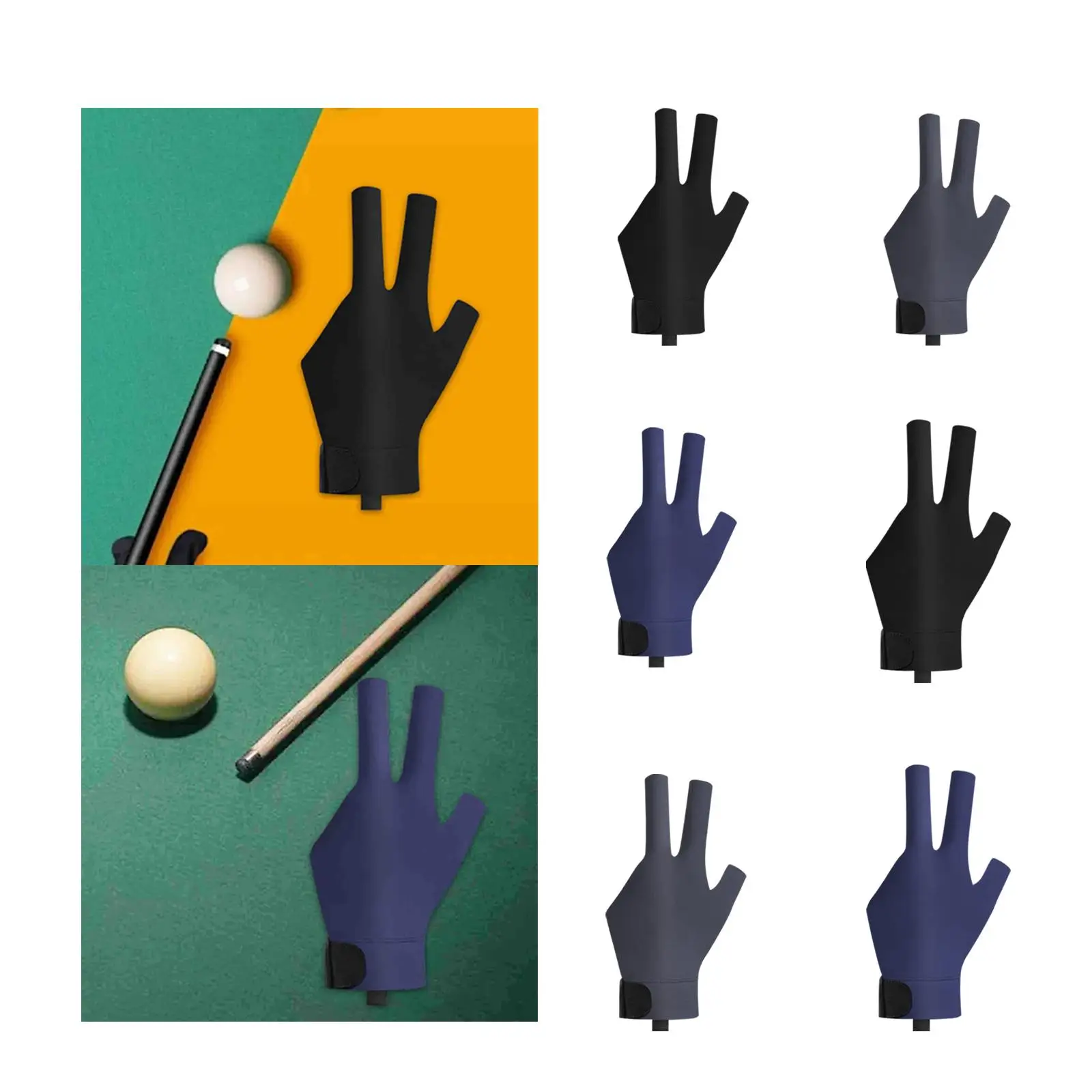 Billiards Glove 3 Fingers Elastic Glove Wear Resistant Portable Anti Slip Professional Accessories Lightweight for Women Men
Billiards Glove 3 Fingers Elastic Glove Wear Resistant Portable Anti Slip Professional Accessories Lightweight for Women Men