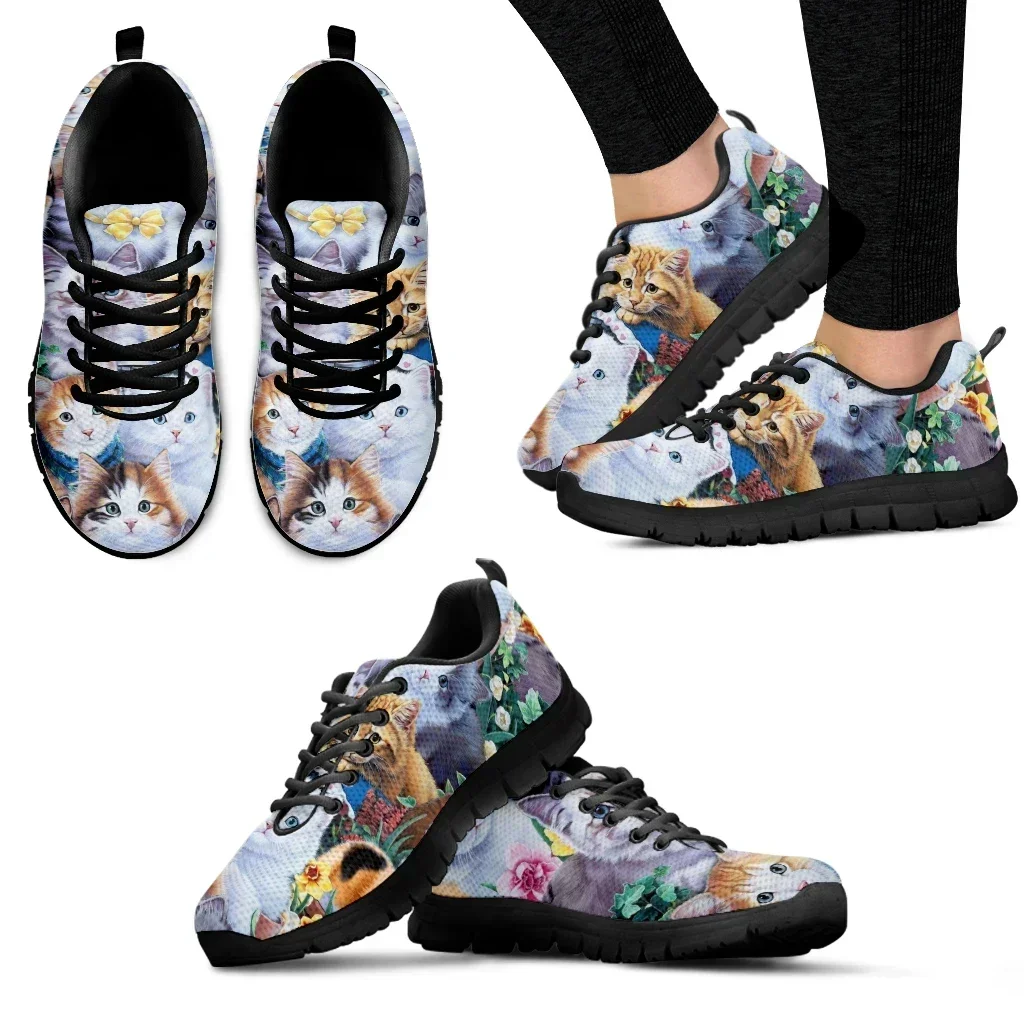 Women's Cat Print Shoes Cartoon Cat Comfortable Breathable Fashion Sneakers Gift For Cat Lovers White Casual Shoes
Women's Cat Print Shoes Cartoon Cat Comfortable Breathable Fashion Sneakers Gift For Cat Lovers White Casual Shoes