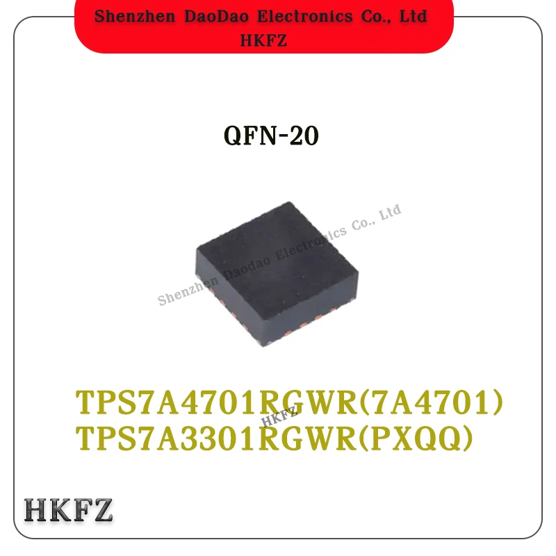Quality Brand New TPS7A4701RGWR 7A4701 TPS7A3301RGWR PXQQ TPS7A4701 TPS7A3301 IC Chip QFN-20
Quality Brand New TPS7A4701RGWR 7A4701 TPS7A3301RGWR PXQQ TPS7A4701 TPS7A3301 IC Chip QFN-20