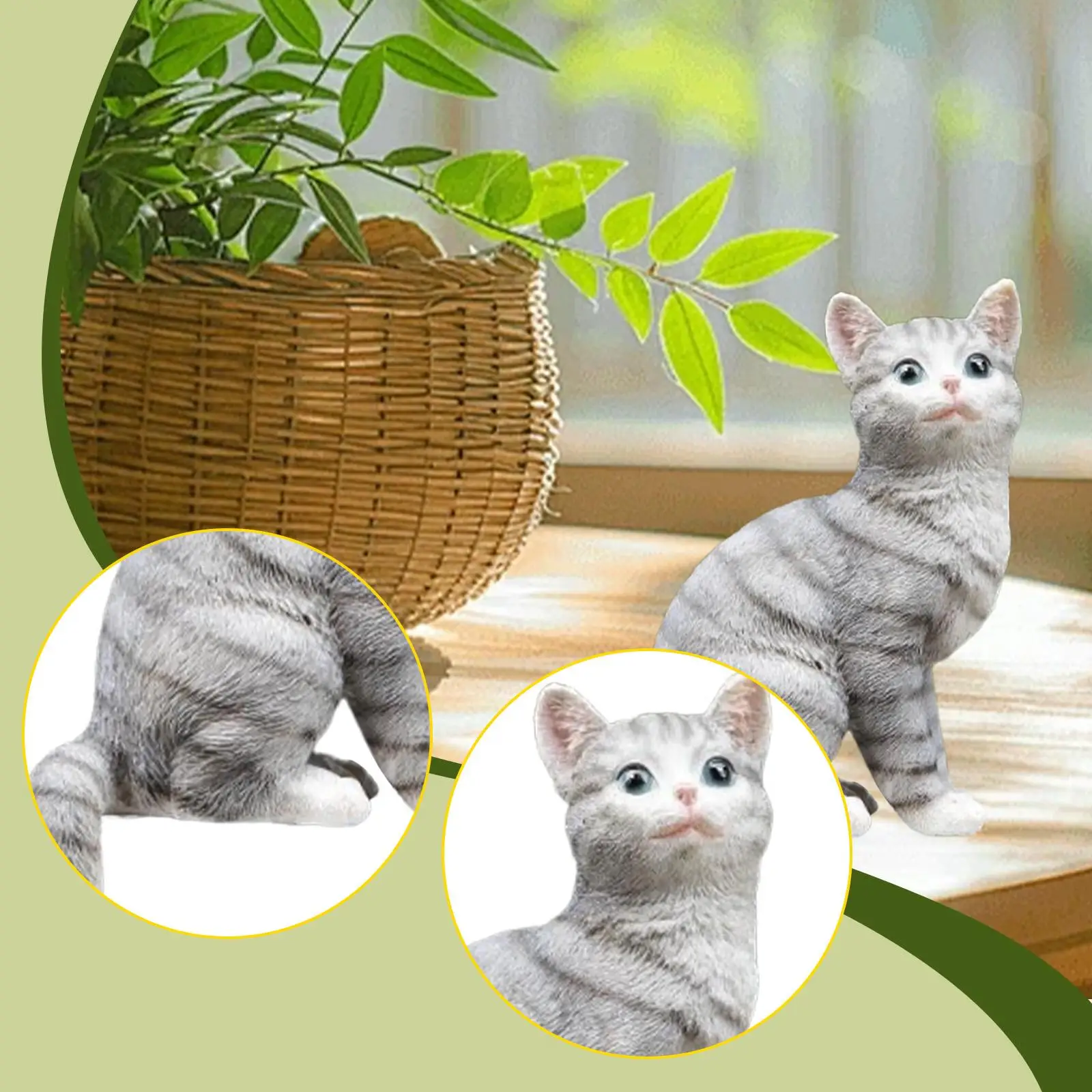 Статуя кошки, креативные художественные поделки, настольное украшение, декоративная фигурка, художественный декор для двора, в помещении, на открытом воздухе, газон, стол, балкон
Статуя кошки, креативные художественные поделки, настольное украшение, декоративная фигурка, художественный декор для двора, в помещении, на открытом воздухе, газон, стол, балкон