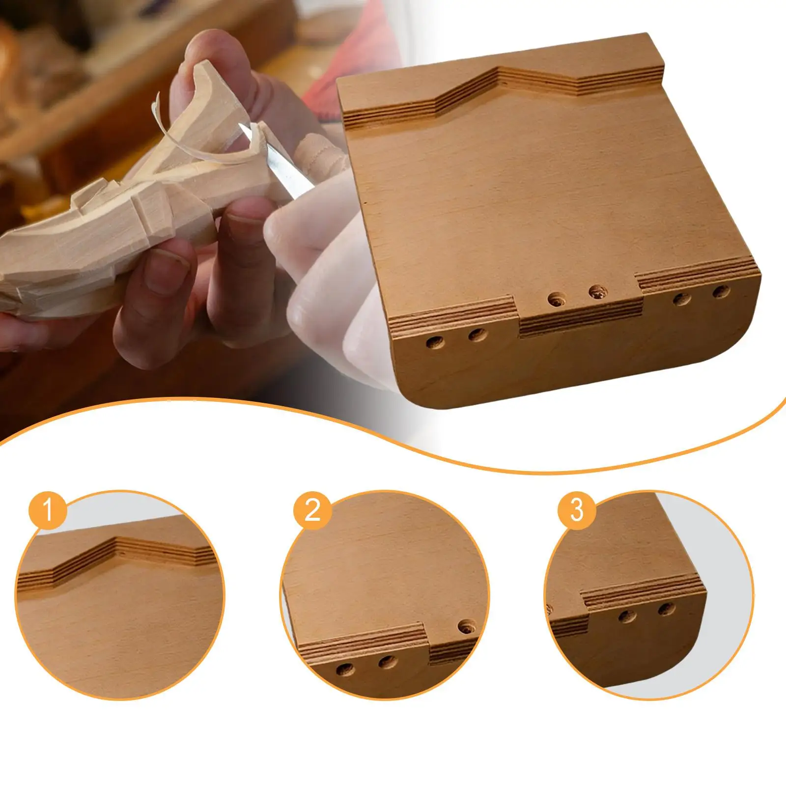 Durable Carving Desktop Board Smooth Wood Portable Protector for Handmade Art and Workshop Tasks
Durable Carving Desktop Board Smooth Wood Portable Protector for Handmade Art and Workshop Tasks