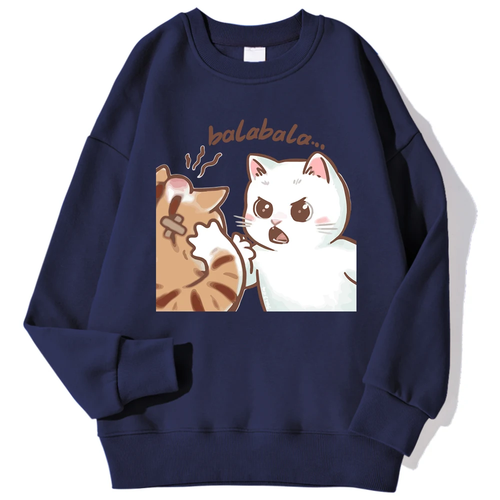 Fun Two Cats Arguing Sudaderas Wo Autumn Fleece Sudadera Simple Warm Sweatshirt S Street Loose Clothes
Fun Two Cats Arguing Sudaderas Wo Autumn Fleece Sudadera Simple Warm Sweatshirt S Street Loose Clothes