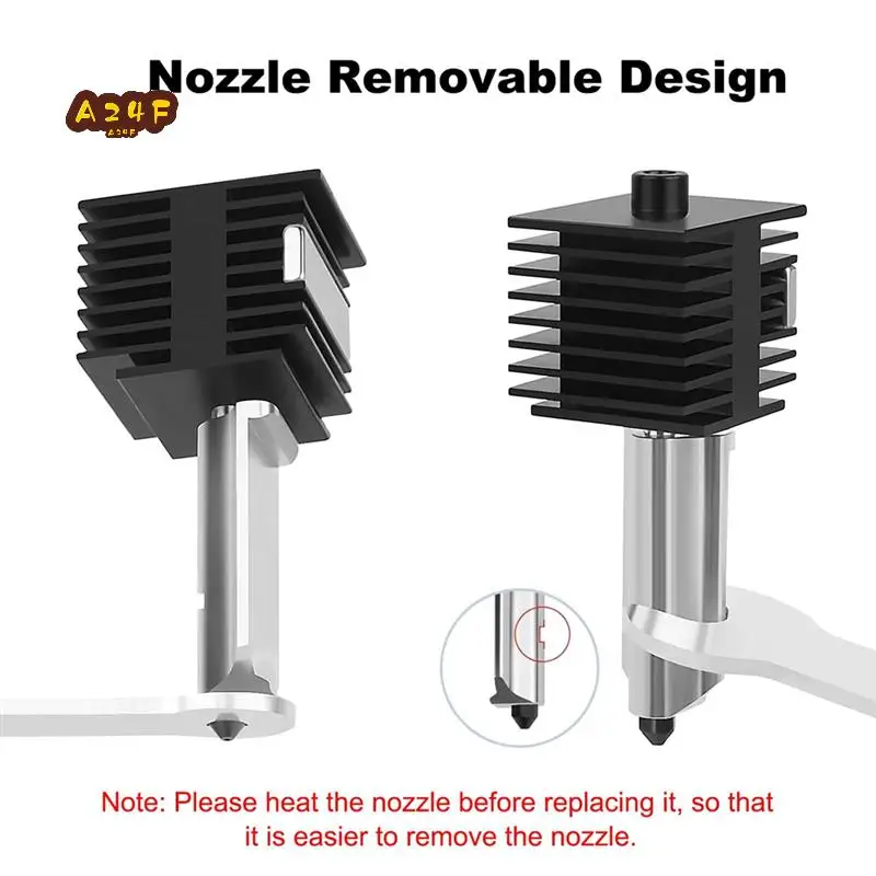 A24F-Hotend комплект для Bambu-Lab A1/A1 Mini, запасные части для 3D-принтера, печатающая головка для мини- 3D-принтера Bambu-Lab A1/A1
A24F-Hotend комплект для Bambu-Lab A1/A1 Mini, запасные части для 3D-принтера, печатающая головка для мини- 3D-принтера Bambu-Lab A1/A1
