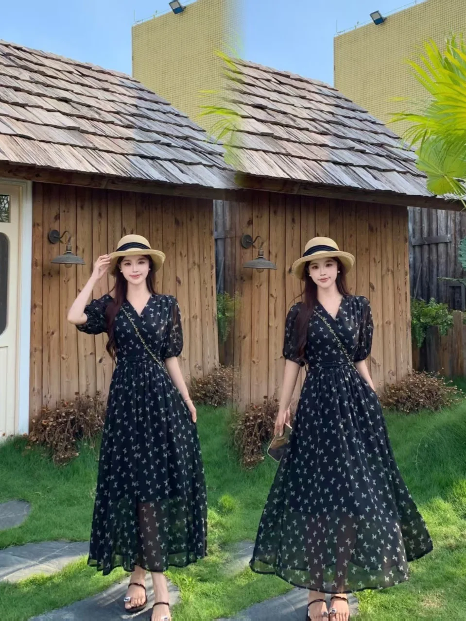 Tea plus Size Long Dress Women's Summer Floral Print Slimming Concealing French Style Loose Fit Breathable Skin-Fri...
Tea plus Size Long Dress Women's Summer Floral Print Slimming Concealing French Style Loose Fit Breathable Skin-Fri...