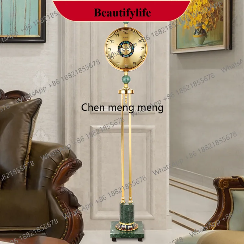 d178 2026 new European floor clock living room retro villa large ornament clock American creativity
d178 2026 new European floor clock living room retro villa large ornament clock American creativity