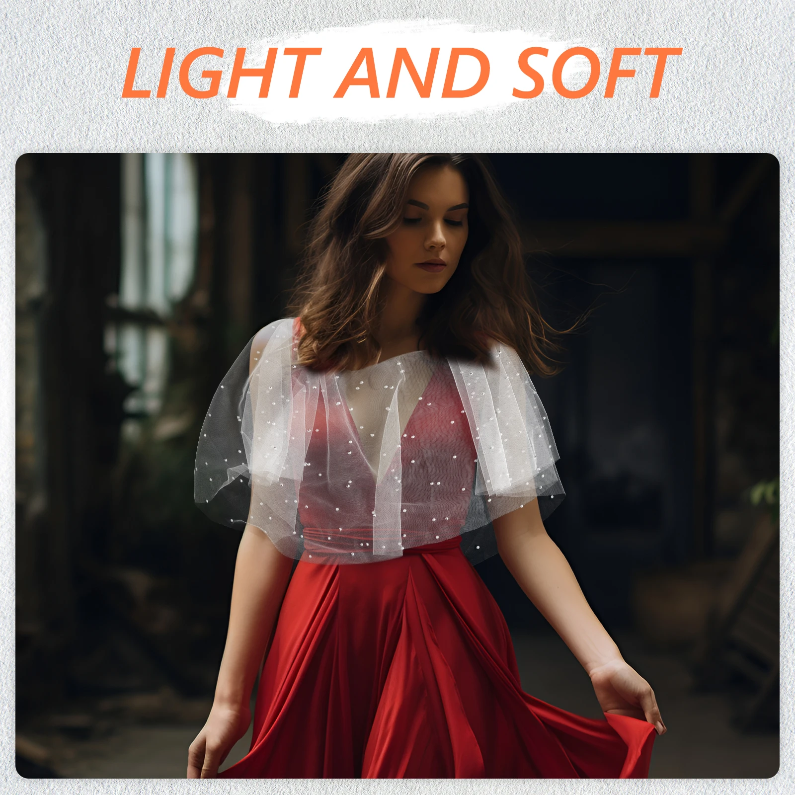 Pearl Shawl Bridal Grace Long Sheer Wedding Dress Cloak Chiffon Cape Evening Accessory Veil Bride
Pearl Shawl Bridal Grace Long Sheer Wedding Dress Cloak Chiffon Cape Evening Accessory Veil Bride
