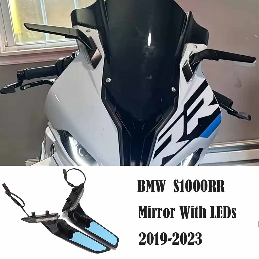 For BMW S1000 RR S 1000 RR S1000RR s1000rr Motorcycles Wind Wing Adjustable Rotating With LED Light Rearview Mirror 2019-2023
For BMW S1000 RR S 1000 RR S1000RR s1000rr Motorcycles Wind Wing Adjustable Rotating With LED Light Rearview Mirror 2019-2023