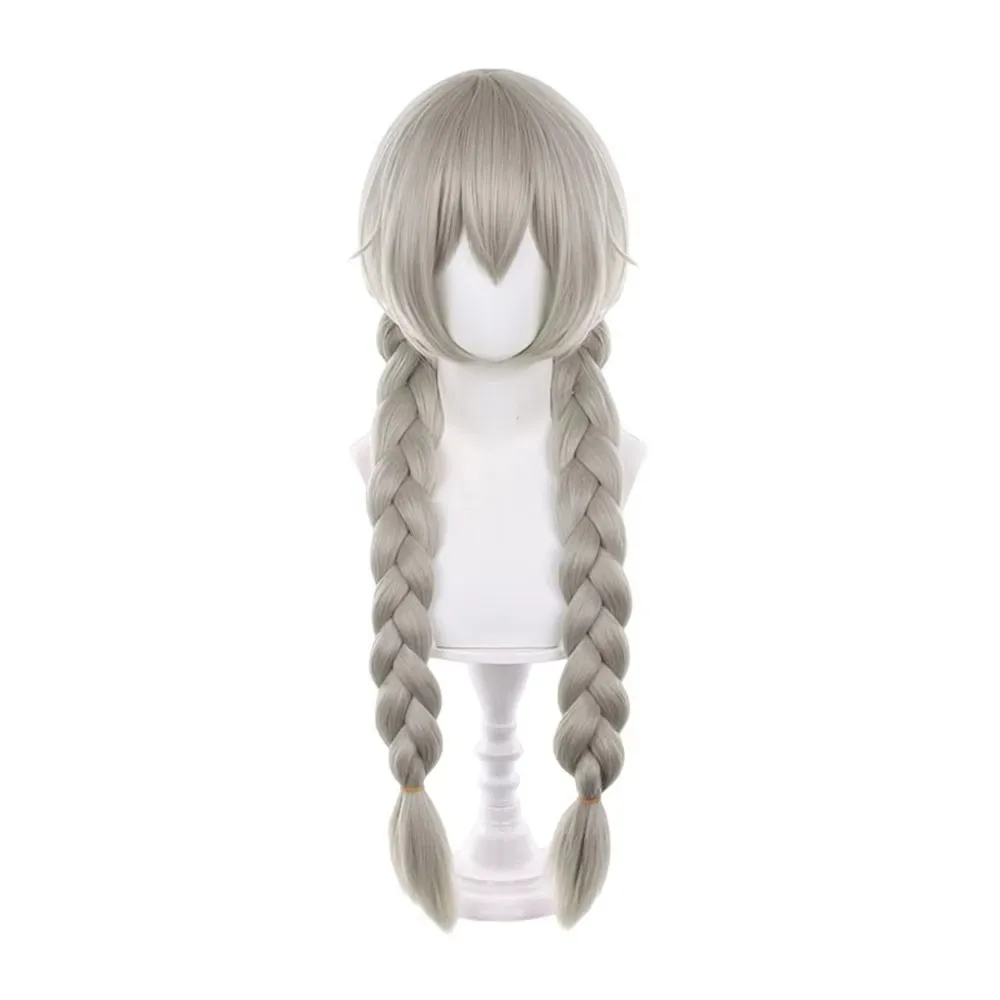 Anime Cosplay Judy Hopps Wig Double Braids Grey Synthetic Hair Peluca For Frieren Festival Halloween Props
Anime Cosplay Judy Hopps Wig Double Braids Grey Synthetic Hair Peluca For Frieren Festival Halloween Props