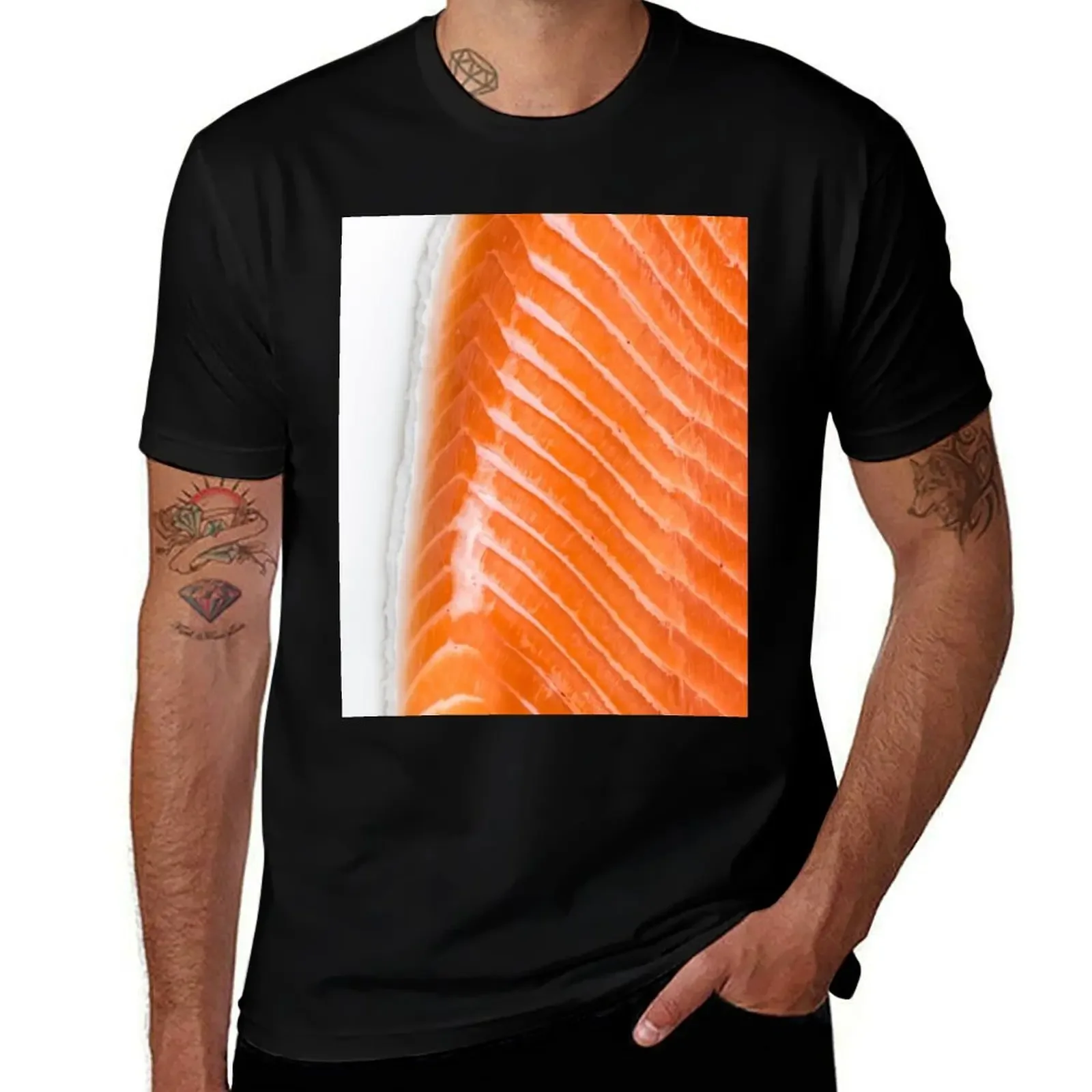 raw salmon fillet T-Shirt custom t-shirts kawaii clothes t shirts for men cotton
raw salmon fillet T-Shirt custom t-shirts kawaii clothes t shirts for men cotton