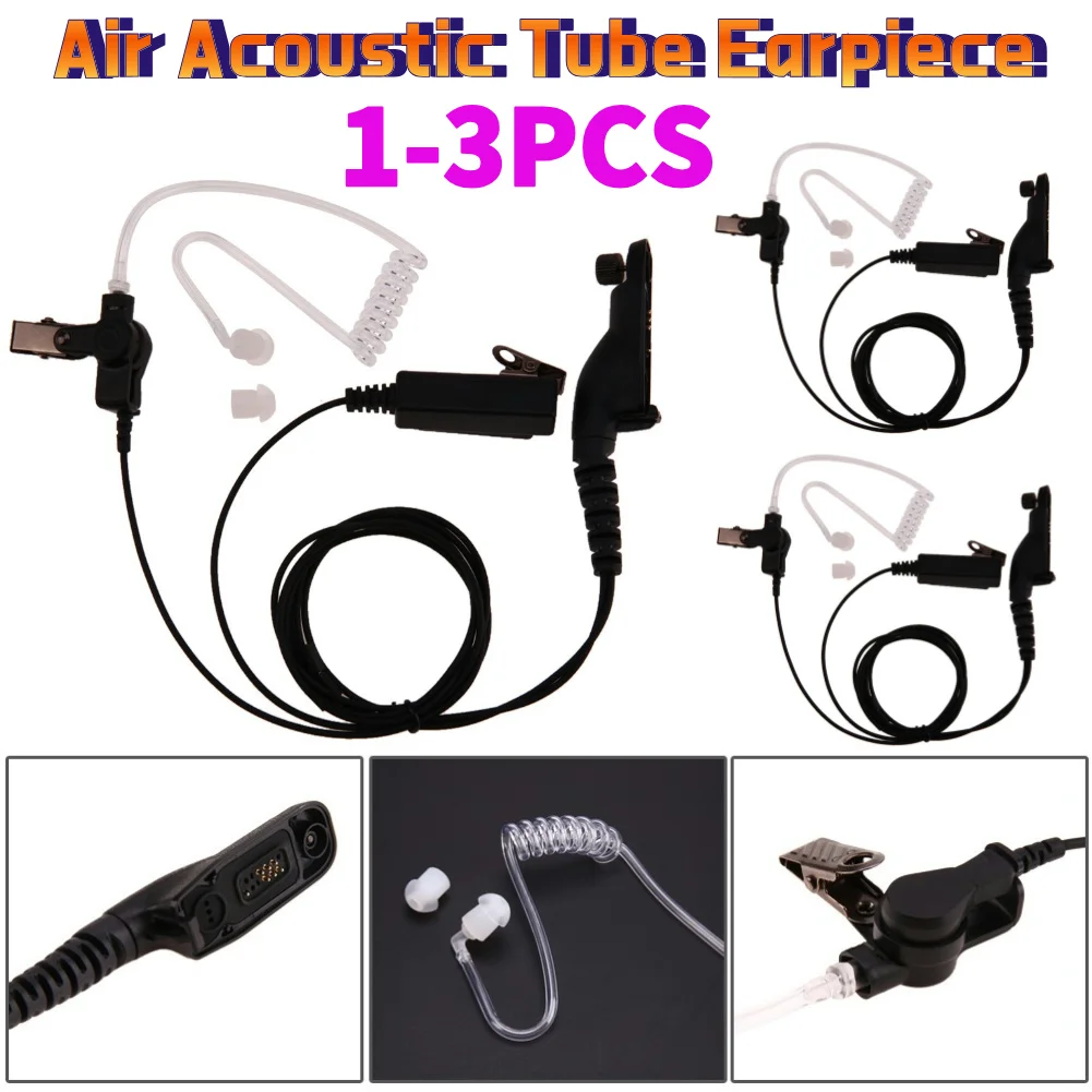 1-3Pcs New Air Acoustic Tube Earpiece PTT Microphone Headset Radiation-proof Walkie Talkie Earphone For Motorola XPR APX Series
1-3Pcs New Air Acoustic Tube Earpiece PTT Microphone Headset Radiation-proof Walkie Talkie Earphone For Motorola XPR APX Series