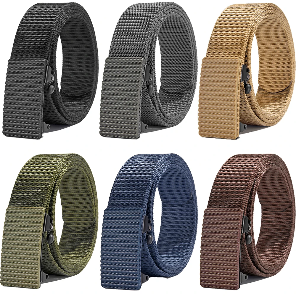 Fashion New Men's Automatic Buckle Canvas Belt Simple Men's Outdoor Sports Sports Belt Trendy Unisex Gift Wholesale
Fashion New Men's Automatic Buckle Canvas Belt Simple Men's Outdoor Sports Sports Belt Trendy Unisex Gift Wholesale