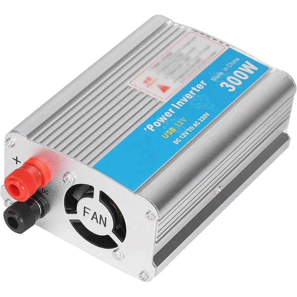 Автомобильный преобразователь мощностью 300 Вт из алюминиевого сплава, инвертор мощности 12 В в 220 В для использования в автомобилях, грузовиках, автофургонах и лодках с источником питания 12 В постоянного тока
Автомобильный преобразователь мощностью 300 Вт из алюминиевого сплава, инвертор мощности 12 В в 220 В для использования в автомобилях, грузовиках, автофургонах и лодках с источником питания 12 В постоянного тока