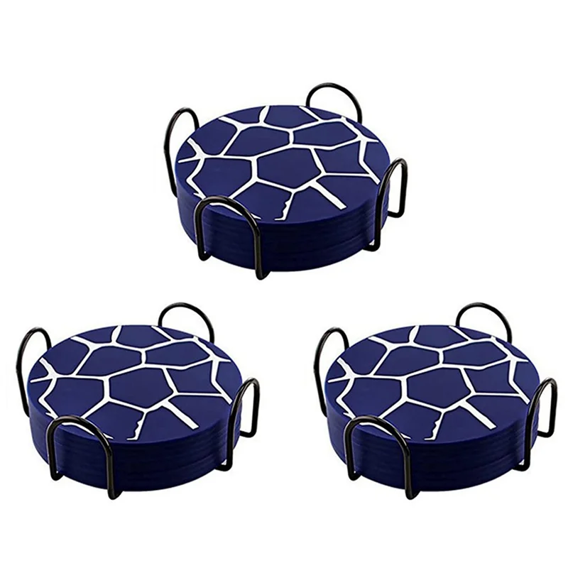 A74U 24Pcs Silicone Coaster, Drink Coaster With Holder, Coffee Coaster, Suitable For Bar, Desktop,Non-Slip Desktop Protection
A74U 24Pcs Silicone Coaster, Drink Coaster With Holder, Coffee Coaster, Suitable For Bar, Desktop,Non-Slip Desktop Protection