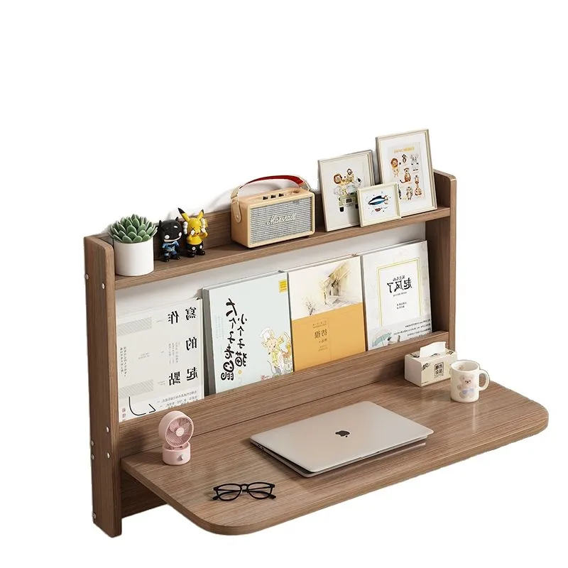 Folding table suspended wall-mounted wall study table simple small apartment bed head and tail desk bookcase integrated
Folding table suspended wall-mounted wall study table simple small apartment bed head and tail desk bookcase integrated