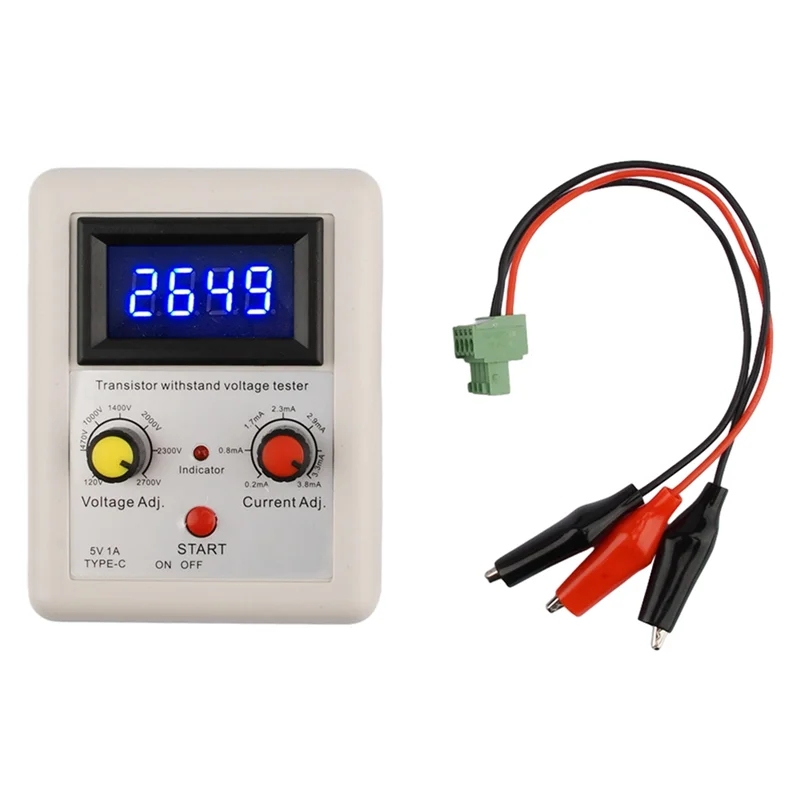 Тестер транзисторов IGBT, диодный МОП-триод, светодиодный инструмент для проверки напряжения, 120-2700 В, прочный (синий стандарт)
Тестер транзисторов IGBT, диодный МОП-триод, светодиодный инструмент для проверки напряжения, 120-2700 В, прочный (синий стандарт)