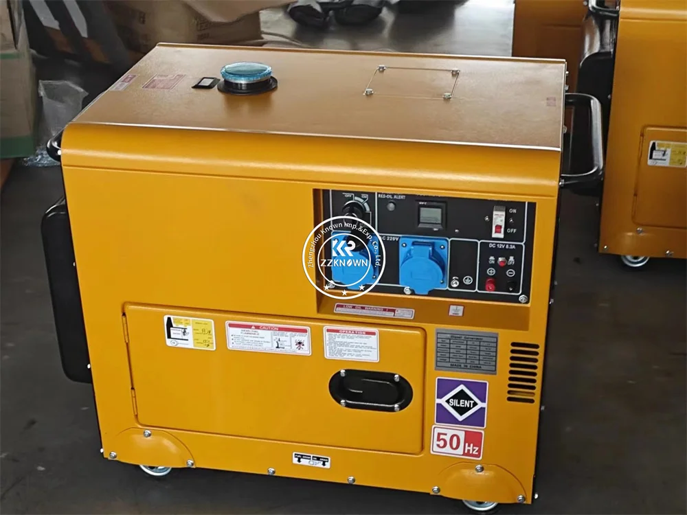 Heavy Duty Power Generator Electric Start Backup Power Generator Portable Silent Diesel Generator For Sale
Heavy Duty Power Generator Electric Start Backup Power Generator Portable Silent Diesel Generator For Sale