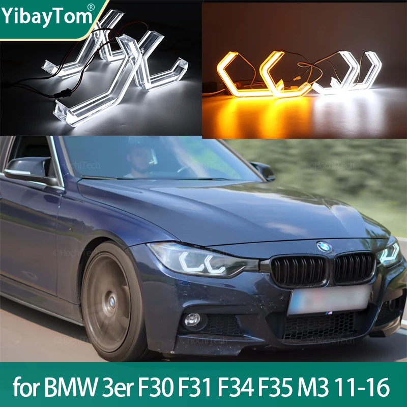 M4 Style Switchback Turn signal Light Ring DRL LED Angel Eyes Kit For BMW 3 series F30 f31 F34 F35 M3 2011-2016 Accessories
M4 Style Switchback Turn signal Light Ring DRL LED Angel Eyes Kit For BMW 3 series F30 f31 F34 F35 M3 2011-2016 Accessories