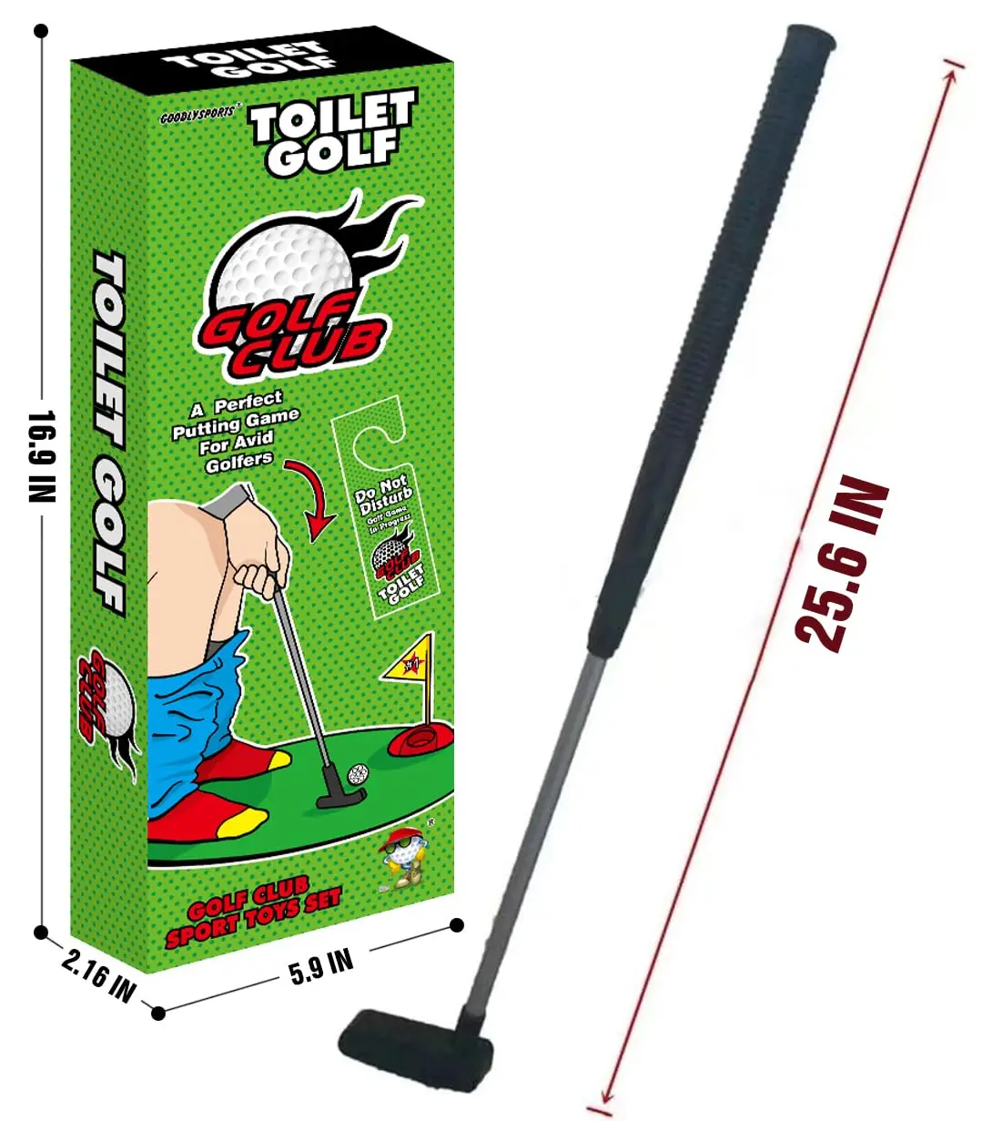 Toilet Golf Game Set - Mini Indoor Putting Toy For Family Party Fun Kids Funny Games Birthday Gifts Golf Sports
Toilet Golf Game Set - Mini Indoor Putting Toy For Family Party Fun Kids Funny Games Birthday Gifts Golf Sports