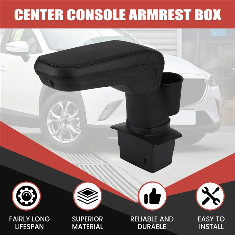 AS-Car Central Armrest Box Punch-Free Central Console Armrest Box Storage Box For Mazda CX-3 2015-2018 Mazda 2 2020-2021
AS-Car Central Armrest Box Punch-Free Central Console Armrest Box Storage Box For Mazda CX-3 2015-2018 Mazda 2 2020-2021