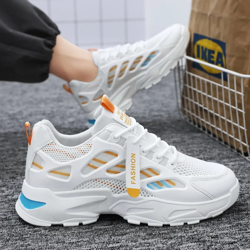 Summer Soft Sole Anti Slip Outdoor Running Shoes Men's Breathable Sports Casual Mesh Shoes Student Fashion Trendy Urban Shoes
Summer Soft Sole Anti Slip Outdoor Running Shoes Men's Breathable Sports Casual Mesh Shoes Student Fashion Trendy Urban Shoes
