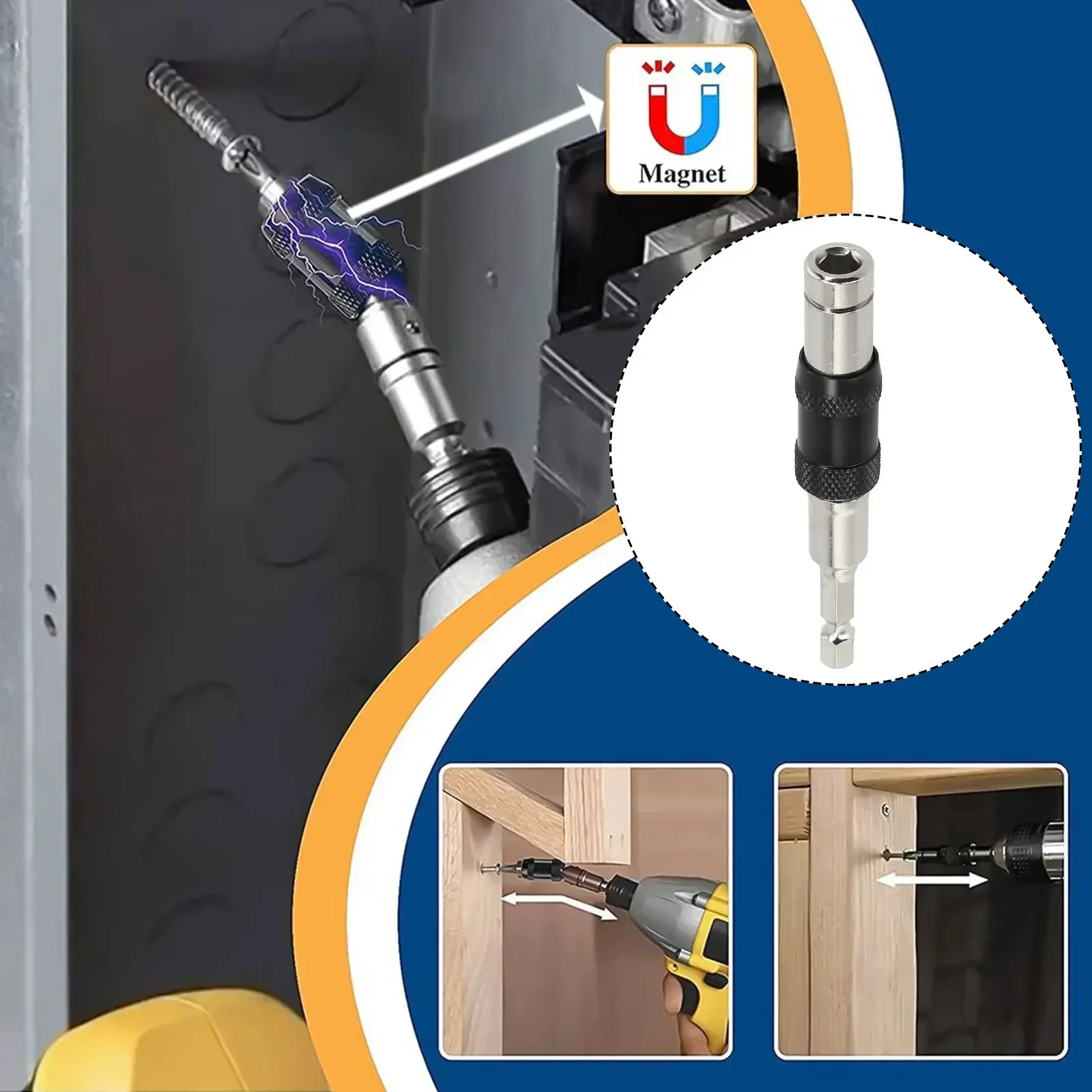 Brand New Bit Tip Holder Bit Holder Extension High Carbon Steel Rotation Mode Accessories Adjustable Power Tools
Brand New Bit Tip Holder Bit Holder Extension High Carbon Steel Rotation Mode Accessories Adjustable Power Tools