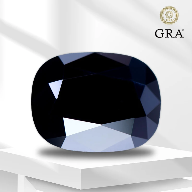 Moissanite Gemstone Primary Color Black Cushion Cut Lab Grow Diamond for Advanced Jewelry Rings Earrings Making with GRA Report
Moissanite Gemstone Primary Color Black Cushion Cut Lab Grow Diamond for Advanced Jewelry Rings Earrings Making with GRA Report